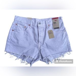 Levi’s 501 High Rise Lavender Shorts